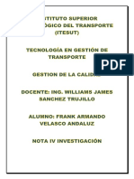 Gestion de La Calidad Nota Iv