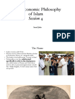 Socio-Economic Philosophy of Islam: Session 4