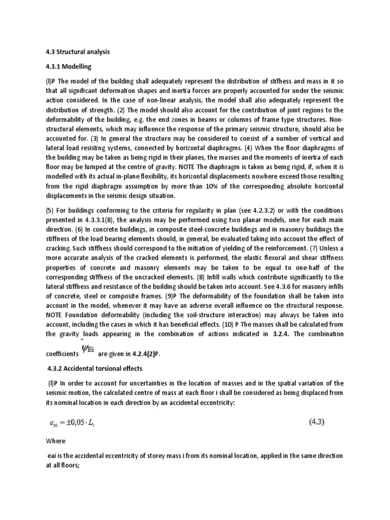 Seismic Structural Analysis Guidelines | PDF | Nonlinear System | Beam ...