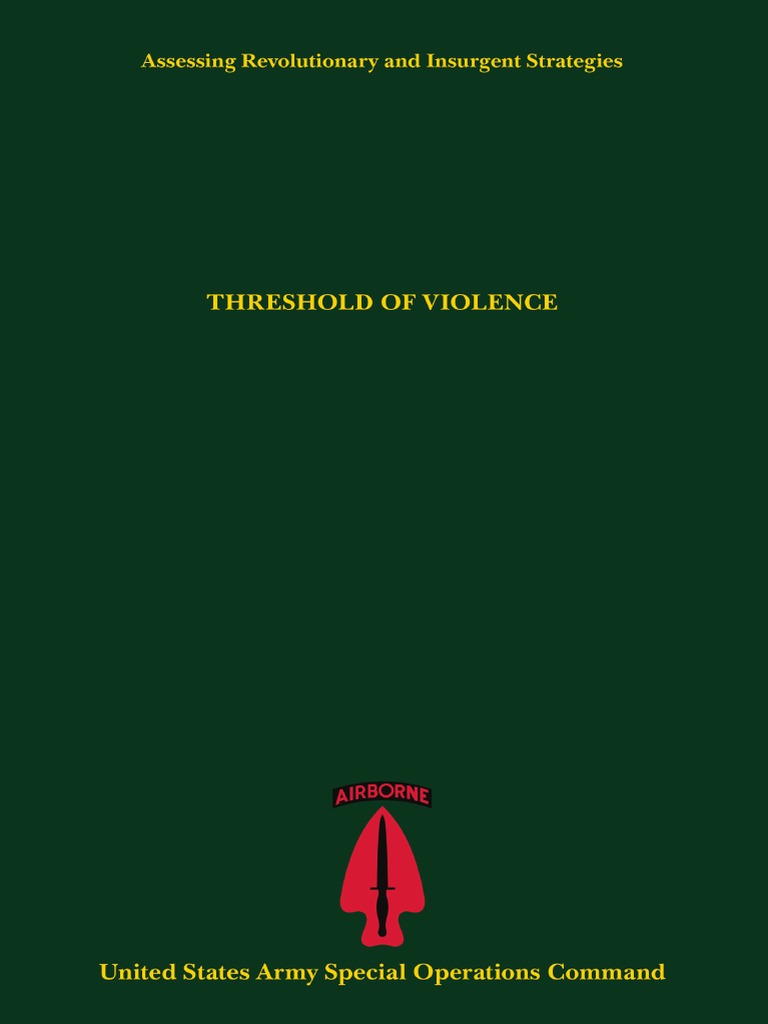 Thresholds Violence PDF Decision Making Insurgency