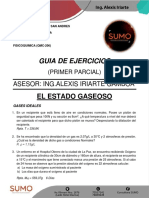 Guia de Ejercicios Fisicoquimica Primer Parcial