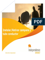 INSTALAR RETIRAR CAMPANA Y TUBO CONDUCTOR