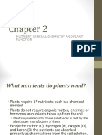 Nutrient General Chemistry and Plant Function