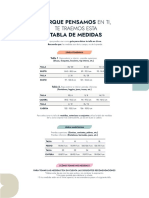 TABLA DE MEDIDAS Web