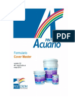 Formulario Cover Master Sist. Polycrom 48° Onzas Versión 2.0 Mayo 2015
