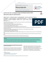 European Resuscitation Council Guidelines 2021 Education Fo - 2021 - Resuscitat - En.es