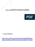 RELAXANTES MUSCULARES