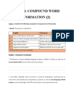 Unit 4 Compound Word Formation 2