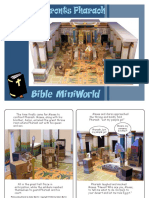 Moses Confronts Pharaoh: Bible Miniworld