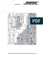 L1 Compact Board Layout Diagrams: Power Stand Amplifier / SMPS PCB P/N: 317372-000S Topside Etch and Layout