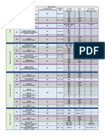 Semester 1 - Timetable