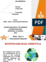 Diapositivas RESPONSABILIDAD AMBIENTAL - SENA