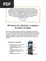 IR Senor Obstacle Avoidance Keyes KY 032