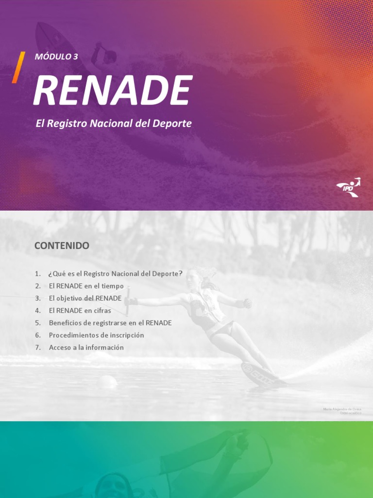 RENADE Módulo III RENADE | PDF | Deportes | Ocio
