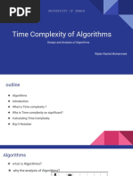 Time Complexity of Algorithms 