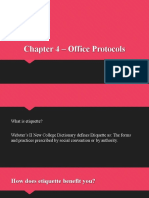 Chapter 4 - Office Protocols