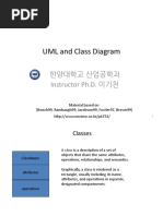 UML and Class Diagram: 한양대학교 산업공학과 Instructor Ph.D. 이기천