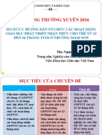 Hướng Dẫn Tổ Chức Các Hoạt Động Giáo Dục Phát Triển Nhận Thức Cho Trẻ Từ 12 Đến 36 Tháng Tuổi Ở Trường Mầm Non