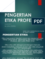 PENGERTIAN ETIKA PROFESI-K1