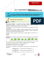 Secundaria: 14. Sucesiones y Expresiones Algebraicas