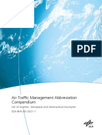 Air Traffic Management Abbreviation Compendium