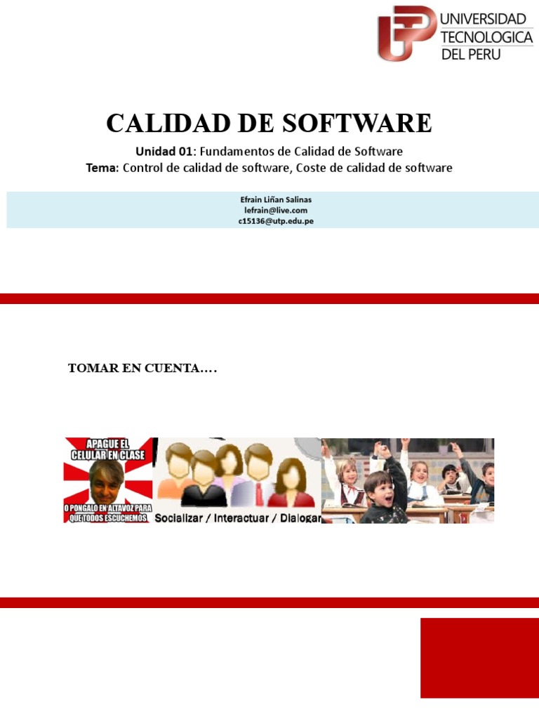 Control de Calidad en el Software | PDF | Calidad (comercial) | Software