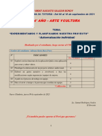 S26 - Autoevaluación-Experimentar y Planificar Proyecto-Cuarto-Septiembre-2021