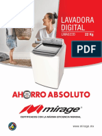 Linea Blanca Lavadora Automatica Digital (22kg)