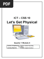 Let's Get Physical: Ict - Css 10