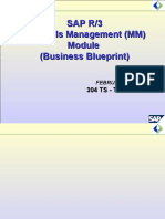 S A P R/3 Materials Management (MM) (Business Blueprint)
