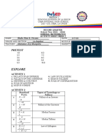 Answer Sheet Gen Math Mod 16