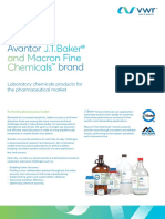 Avantor Brand: J.T.Baker and Macron Fine Chemicals