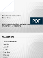 Desenvolvimento psicossocial da criança e adolescente