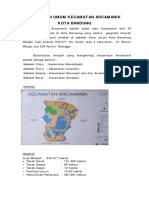 Gambaran Umum Kecamatan Arcamanik