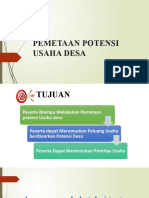 Pemetaan Potensi Usaha Desa