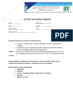 Format Narrative Report Manuscript