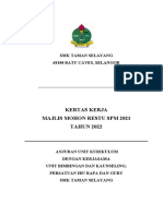 Kertas Kerja Majlis Mohon Restu 2021