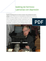 Stephen Hawking Da Hermoso Mensaje A Personas Con Depresi+ N