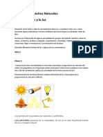 Secuencia Didáctica Naturales Los Materiales y La Luz