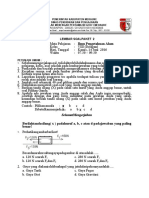 Soal Ukk Genap Kelas VIII Fisika 2016. Paket 2