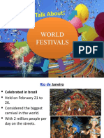 UNIT 3 (Talking About World Festivals)