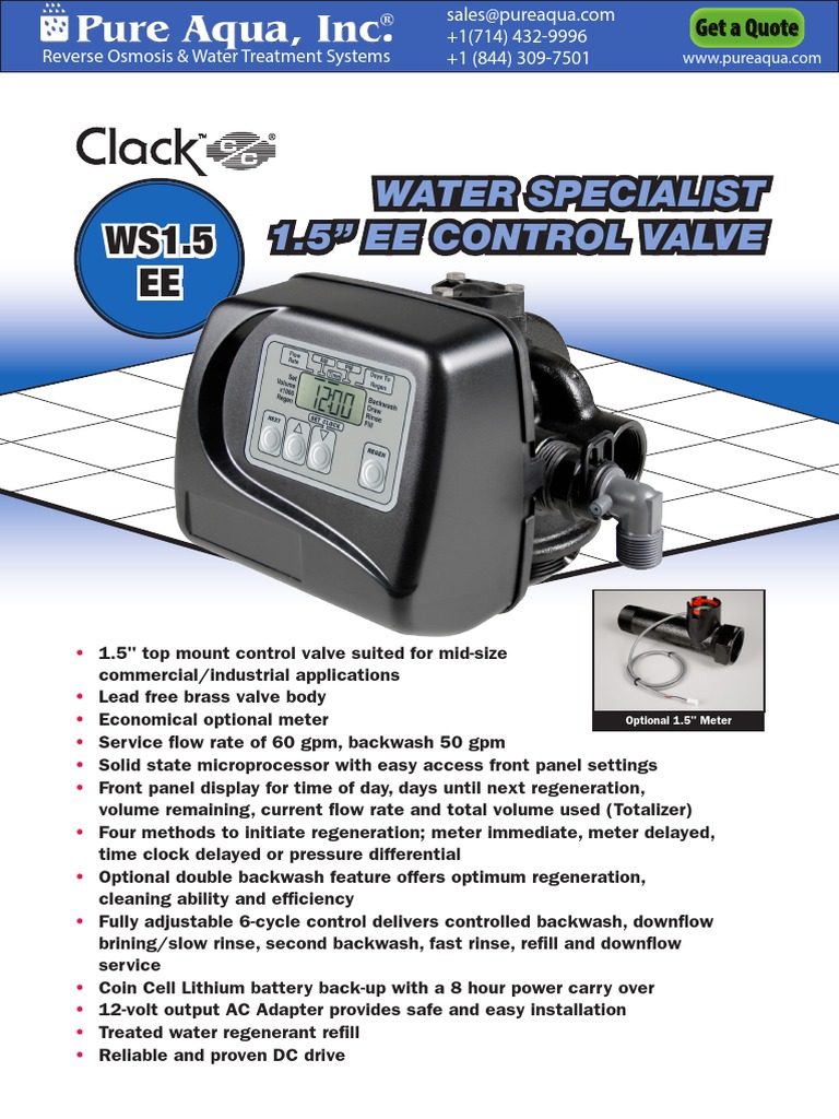 Ws1.5 Ee: Water Specialist 1.5