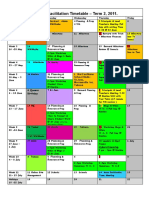 Term 2 Timetable 11