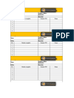 Lista de Asistencia Platica 5 Min para Obra