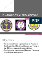 Week 4. Perspectives - Pharm Organizations.