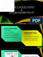 Acute Cholecystitis & Gallbladder Polyp Imaging Findings