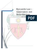 Corporate and Securities Law Case Digest