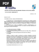 Acuerdo de Convivencia EEST N 5