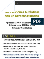 Aporte ESDATA Al Examen Periódico Universal DDHH ONU 2011