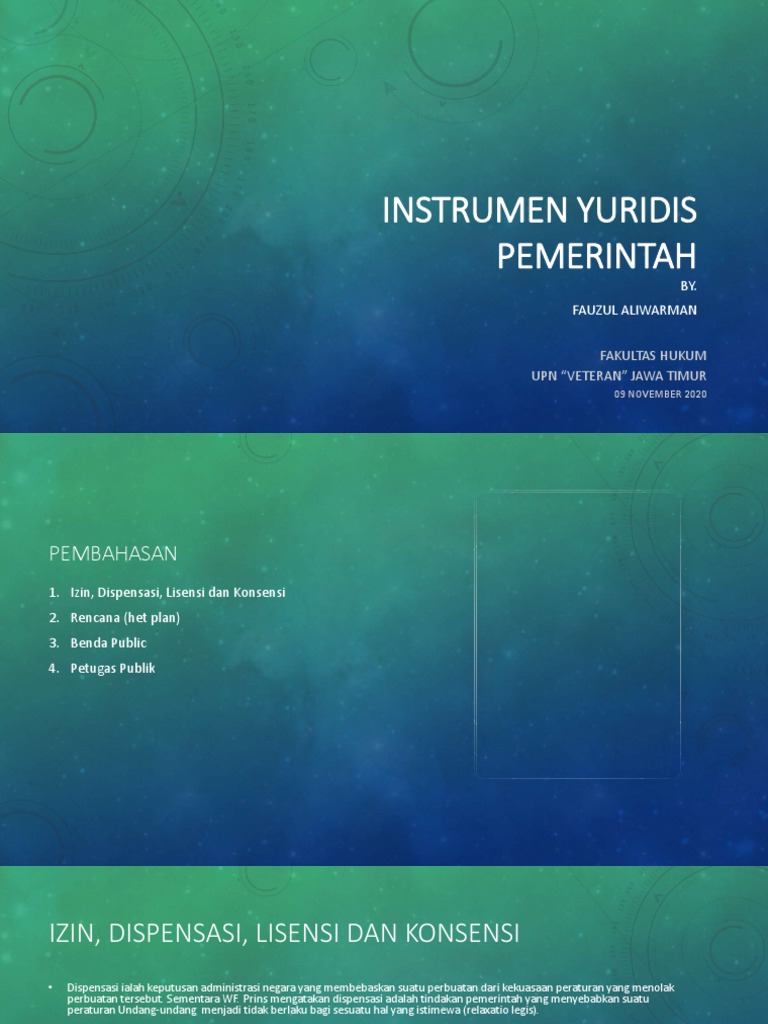 Instrumen Yuridis dalam Hukum Administrasi | PDF | Hukum